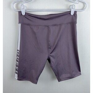 Guess Woman Xolani Logo Bike Short Dusty Lilac Women's Size S NWT